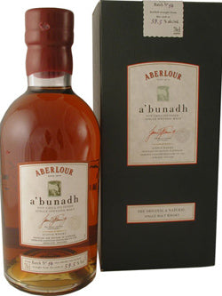 	Aberlour, A'Bunadh, Speyside, Single, Malt, whisky, Cask, Strength, 59%