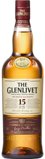 The Glenlivet 15 years 43% m/2 glas UDSOLGT