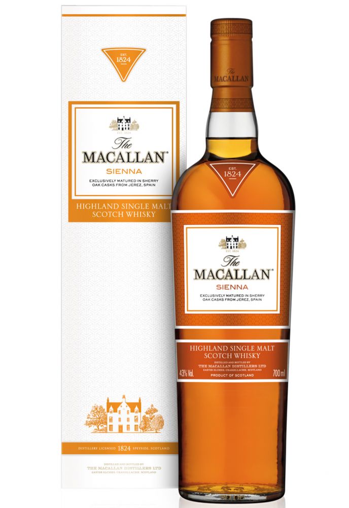 macallan sienna single malt scotch whisky